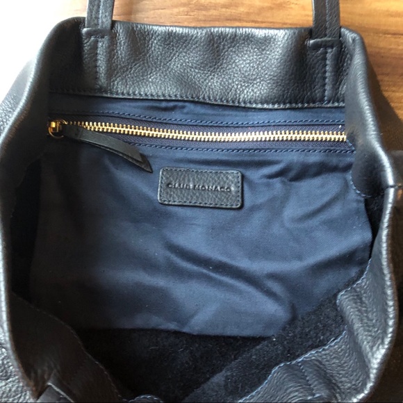 Club Monaco All Leather Tote Purse - Picture 4 of 4